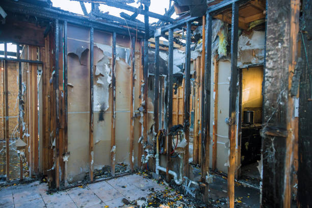 Professional Fire Damage Assessment technician working in Cumming, GA